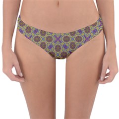 Art Illustrations Background Pattern Mandala Seamless Reversible Hipster Bikini Bottoms