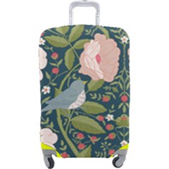 Spring Design With Watercolor Flowers Luggage Cover (large) by AlexandrouPrints