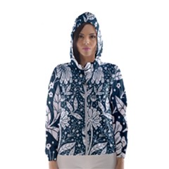 Spring Pattern Women s Hooded Windbreaker by AlexandrouPrints