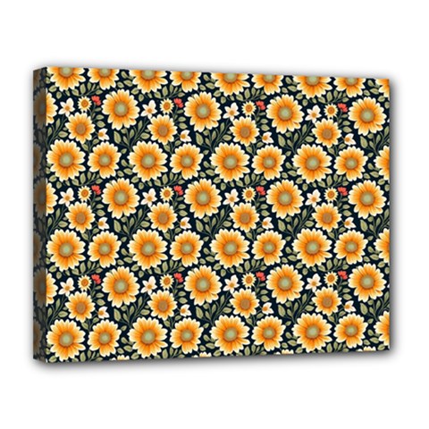 Flower 120424 Canvas 14  X 11  (stretched) by zappwaits