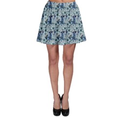 Blue Roses Skater Skirt by DinkovaArt