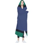 Torres Strait Islander Flag on Wearable Blanket (Adult)