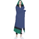 Torres Strait Islander Flag on Wearable Blanket (Adult) View1