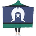 Torres Strait Islander Flag on Wearable Blanket (Adult) View2