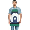 Torres Strait Island Flag on Kitchen Apron View1