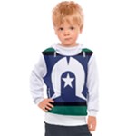 Torres Strait Island Flag on Kids  Hooded Pullover