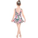 Hibiscus flowers on Kids  Skater Dress Swimsuit View2