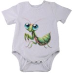 Praying Mantis on Baby Short Sleeve Bodysuit