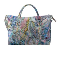 Abstract Flows Carry-on Travel Shoulder Bag by kaleidomarblingart