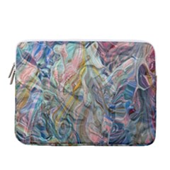 Abstract Flows 14  Vertical Laptop Sleeve Case With Pocket