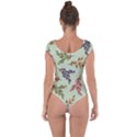 Berries Flowers Pattern Print Short Sleeve Leotard  View2