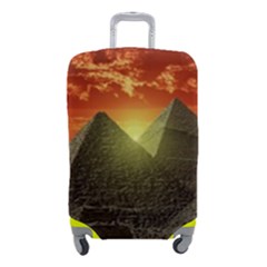 Pyramids Egypt Monument Landmark Sunrise Sunset Egyptian Luggage Cover (small) by Proyonanggan