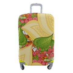 Pattern Texture Leaves Luggage Cover (small) by Proyonanggan