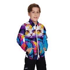 Wild Cat Kids  Windbreaker by Sosodesigns19