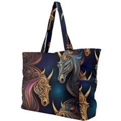 Pattern With Horses Simple Shoulder Bag by 2607694a