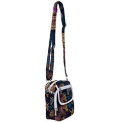 Pattern With Horses Shoulder Strap Belt Bag by 2607694a