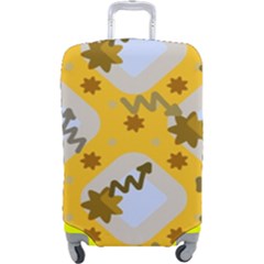 Art Pattern Design Background Luggage Cover (large) by Proyonanggan