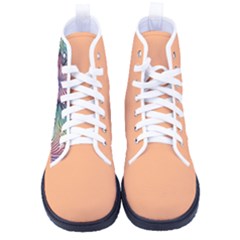 Orange3 Pattern 4 Kid s High-top Canvas Sneakers by 2607694c