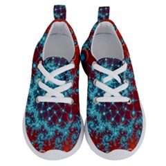 Fractal Pattern Background Running Shoes by Ket1n9