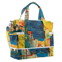 Wall Art Sports Shoulder Bag With Shoes Compartment by Azkajaya