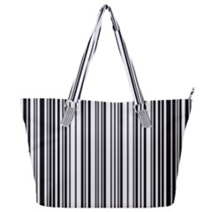 Barcode Pattern Full Print Shoulder Bag by Ket1n9