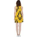 Yellow Regal Filagree Pattern Inside Out Reversible Sleeveless Dress View2