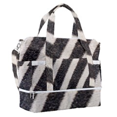 Zebra Zebra Pattern Zebra Fur Zebra Print Strip Sports Shoulder Bag With Shoes Compartment by Azkajaya