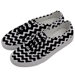 Wave-black White Men s Classic Low Top Sneakers by kyorashop23