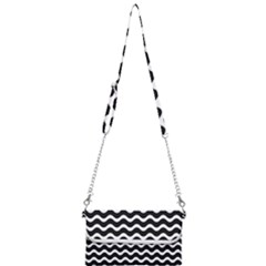 Wave-black White Mini Crossbody Handbag by kyorashop23