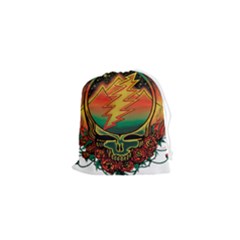 Grateful Steal Your Face Deadhead Hippie Logo Symbol Drawstring Pouch (xs) by Loisa77