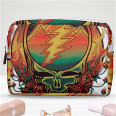 Grateful Steal Your Face Deadhead Hippie Logo Symbol Make Up Pouch (medium) by Loisa77