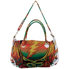 Grateful Steal Your Face Deadhead Hippie Logo Symbol Removable Strap Handbag by Loisa77