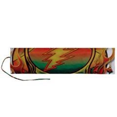 Grateful Steal Your Face Deadhead Hippie Logo Symbol Roll Up Canvas Pencil Holder (l) by Loisa77