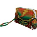 Grateful Steal Your Face Deadhead Hippie Logo Symbol Wristlet Pouch Bag (Small) View1