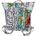 Brain Mind Psychology Idea Drawing Buckle Up Backpack View3