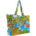 World Map Simple Shoulder Bag View2