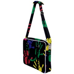 Handprints Hand Print Colourful Cross Body Office Bag by Apen