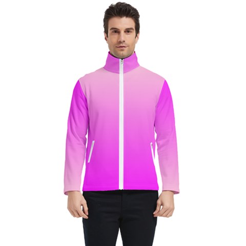 Gradient Pink - Pastel Yellow Pink Rosa Men s Bomber Jacket by 2607694c