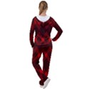 pattern red black, Women s Tracksuit View2