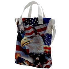 United States Of America Images Independence Day Canvas Messenger Bag by Ket1n9