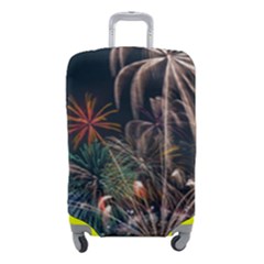 Firework Fireworks Display Lake Luggage Cover (small) by Proyonanggan