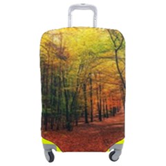 Forest Woods Autumn Nature Luggage Cover (medium) by Proyonanggan