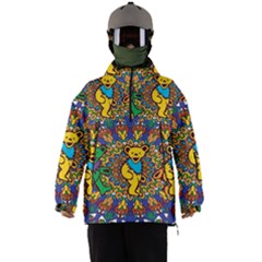 Dead Dancing Bears Grateful Dead Pattern Men s Ski And Snowboard Waterproof Breathable Jacket by Grandong