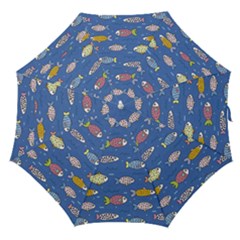 Sea Fish Blue Submarine Animals Straight Umbrellas by Loisa77