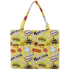 Cartoon Comics Pattern Mini Tote Bag by Loisa77