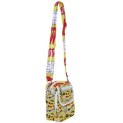 Cartoon Comics Pattern Shoulder Strap Belt Bag by Loisa77