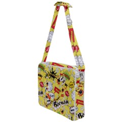 Cartoon Comics Pattern Cross Body Office Bag by Loisa77