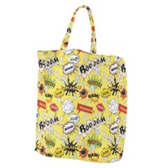 Cartoon Comics Pattern Giant Grocery Tote by Loisa77