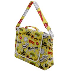 Cartoon Comics Pattern Box Up Messenger Bag by Loisa77