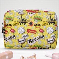 Cartoon Comics Pattern Make Up Pouch (medium) by Loisa77